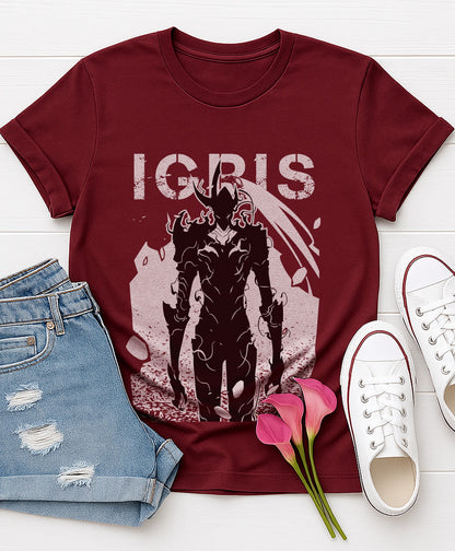 Igris | Solo Leveling | Unisex Premium Anime Design Tshirt