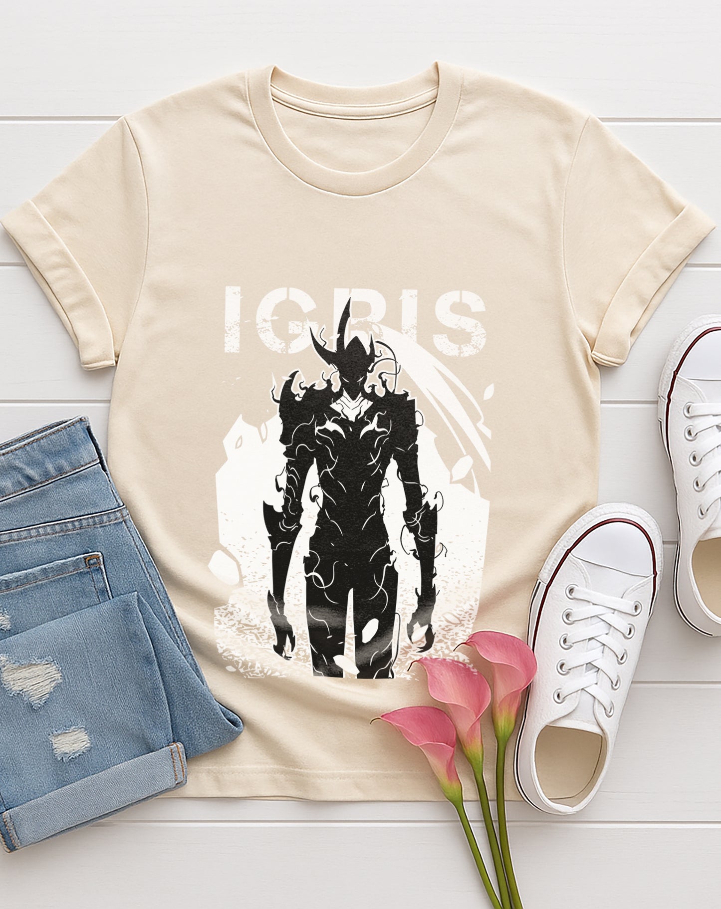 Igris | Solo Leveling | Unisex Premium Anime Design Tshirt