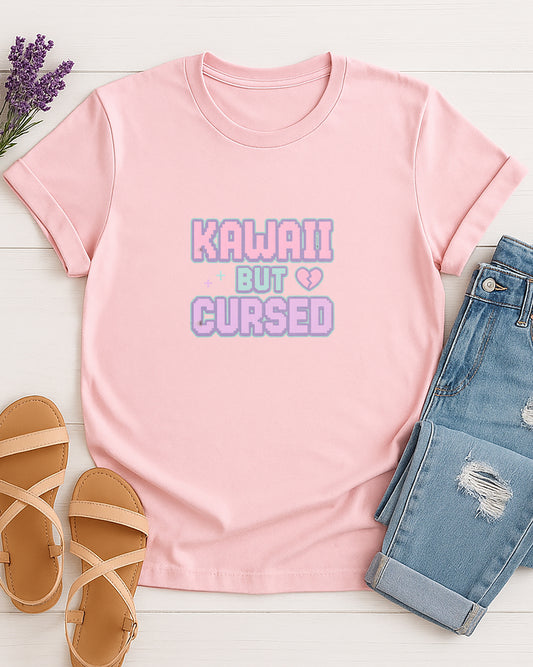 Kawaii But Cursed | T0004 | Unisex Premium Tshirt