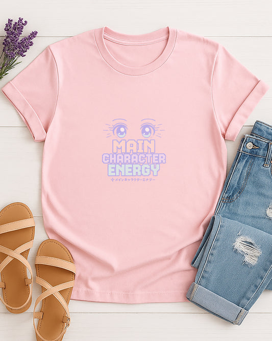 Main Character Energy | T0010 | Premium Unisex Tshirt