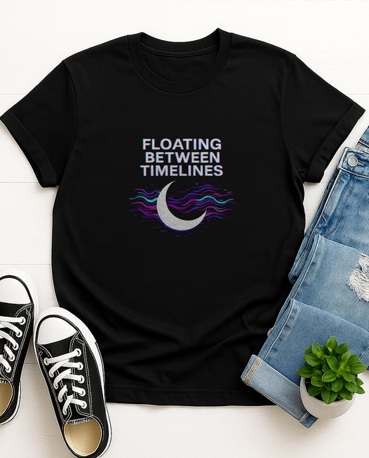 Floating Between Timelines | T0013 | Unisex Premium  Tshirt